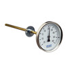 Bimetaal thermometer fig. 13000 staal/staal flens/insteek
